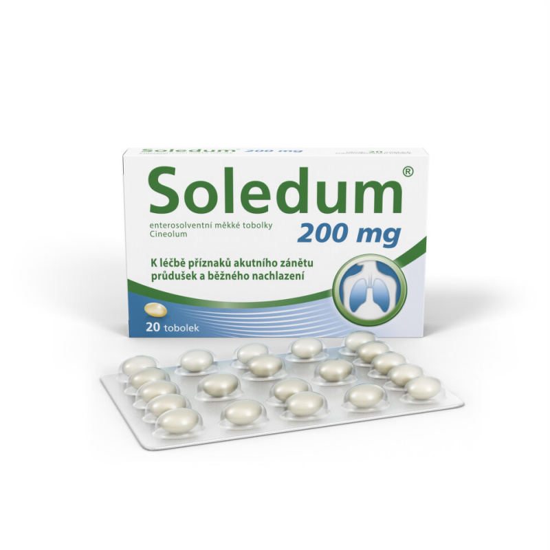 SOLEDUM 200MG Enterosolventní měkká tobolka 20