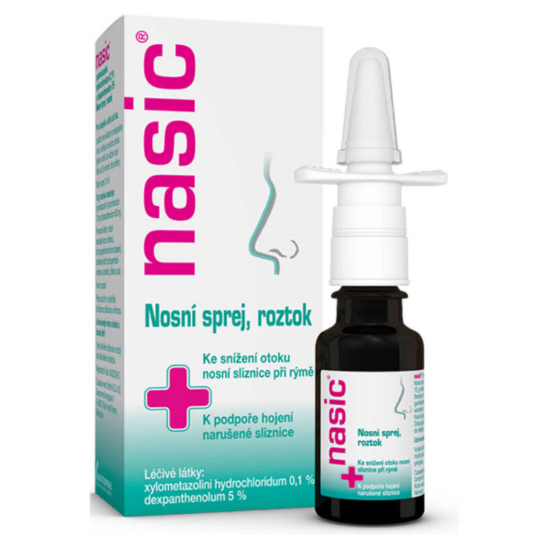 NASIC 1MG/ML+50MG/ML Nosní sprej, roztok 1X10ML