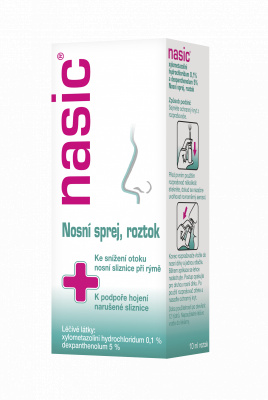 NASIC 1MG/ML+50MG/ML Nosní sprej, roztok 1X10ML