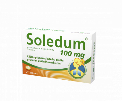 Soledum 100 mg  20 enterosolventních měkkých tobolek
