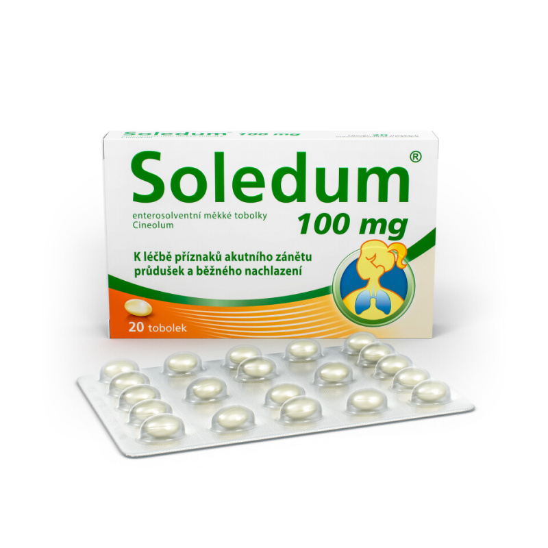 Soledum 100 mg  20 enterosolventních měkkých tobolek