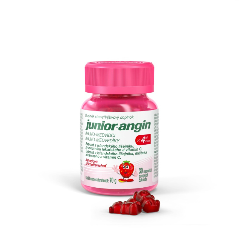 JUNIOR-ANGIN Imuno-medvídci 30 kusů