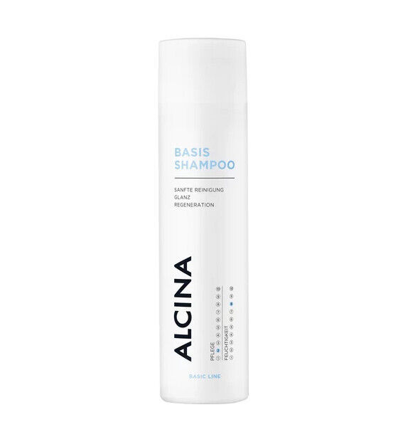 Alcina Basic Line zkrášlující a regenerační šampon pro všechny typy vlasů 250 ml