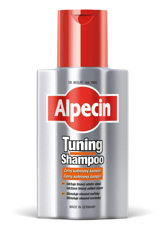 Alpecin Tuning Shampoo tónovací šampon na první šedivé vlasy 200 ml