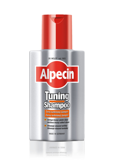 Alpecin Tuning Shampoo tónovací šampon na první šedivé vlasy 200 ml