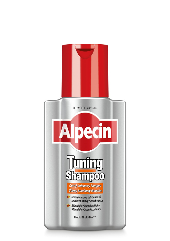 Alpecin Tuning Shampoo tónovací šampon na první šedivé vlasy 200 ml