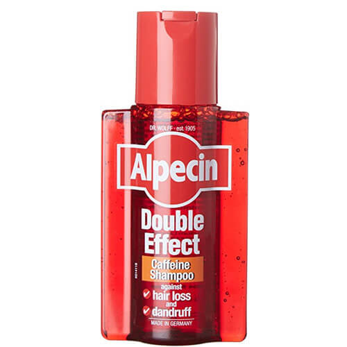 Alpecin Double Effect kofeinový šampon pro muže proti lupům a vypadávání vlasů 200 ml