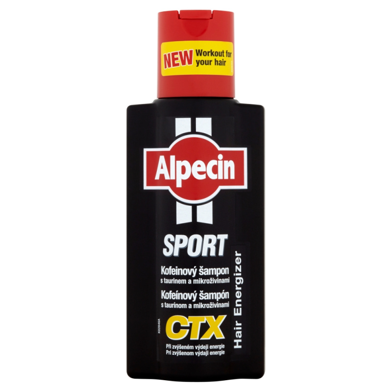 Alpecin SPORT Kofeinový šampon CTX, 250 ml