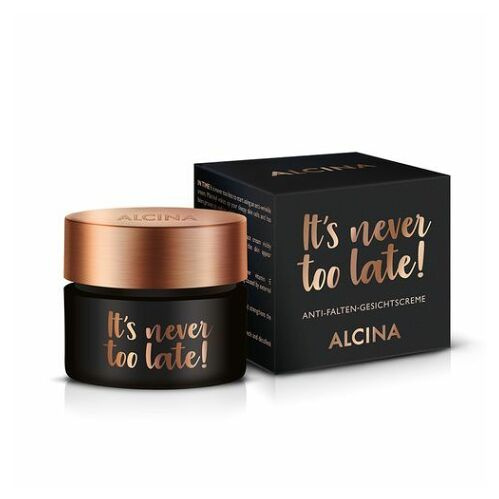 Alcina It's never too late! pleťový krém proti vráskám 50 ml