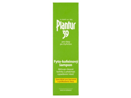 Plantur 39 kofeinový šampon pro barvené a poškozené vlasy 250 ml