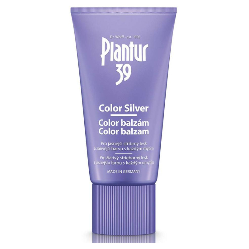 Plantur 39 Color Silver kofeinový balzám neutralizující žluté tóny 150 ml