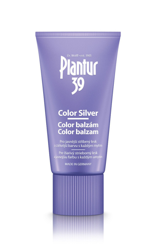 Plantur 39 Color Silver kofeinový balzám neutralizující žluté tóny 150 ml