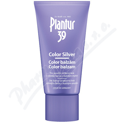 Plantur 39 Color Silver kofeinový balzám neutralizující žluté tóny 150 ml