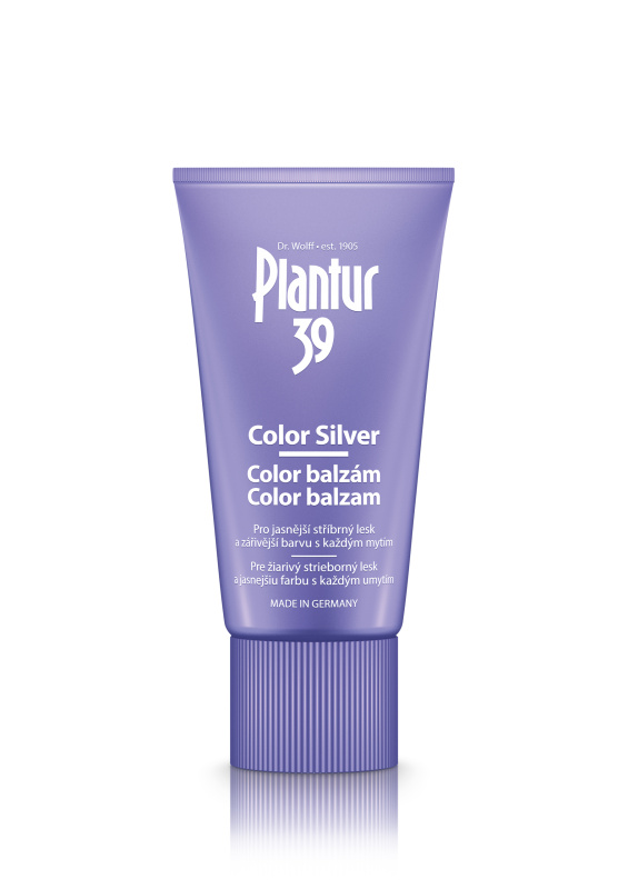 Plantur 39 Color Silver kofeinový balzám neutralizující žluté tóny 150 ml