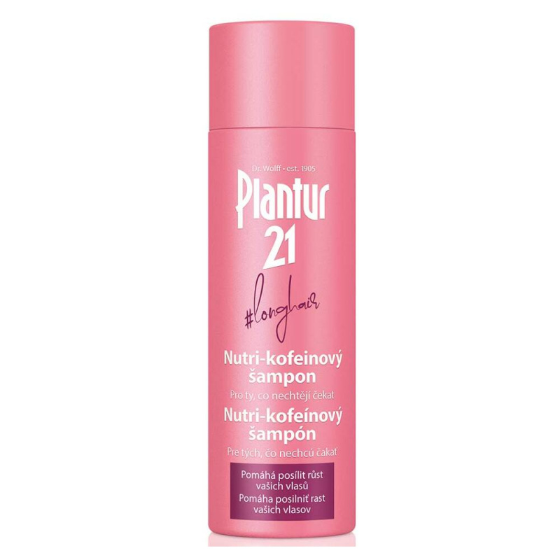 Plantur 21 #longhair nutri-kofeinový šampon pro růst vlasů a posílení od kořínků 200 ml
