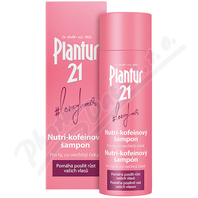 Plantur 21 #longhair nutri-kofeinový šampon pro růst vlasů a posílení od kořínků 200 ml