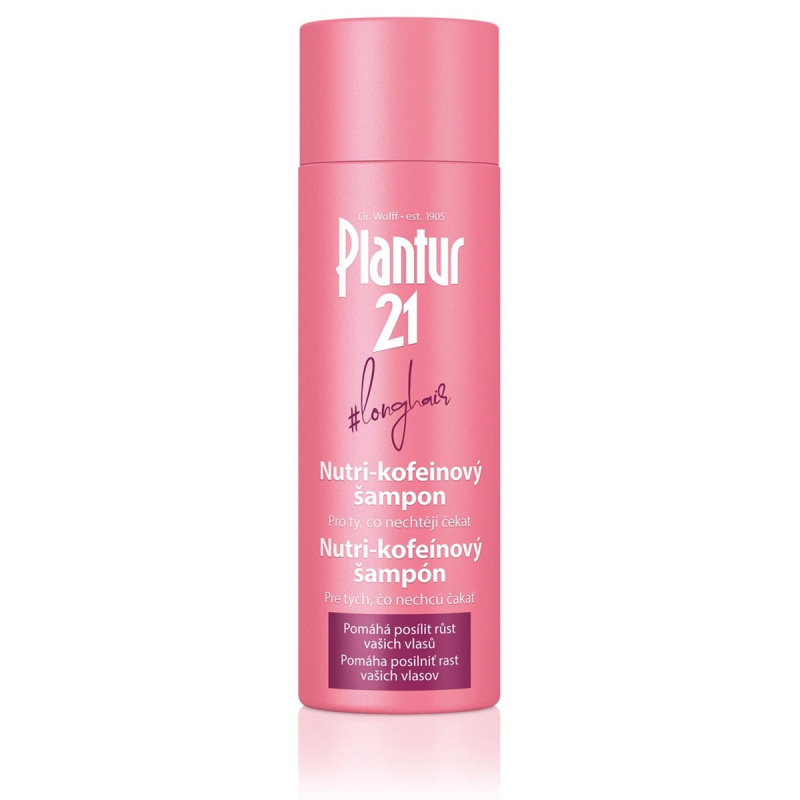 Plantur 21 #longhair nutri-kofeinový šampon pro růst vlasů a posílení od kořínků 200 ml