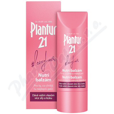 Plantur 21  #longhair kofeinový balzám pro růst vlasů a posílení od kořínků 175 ml