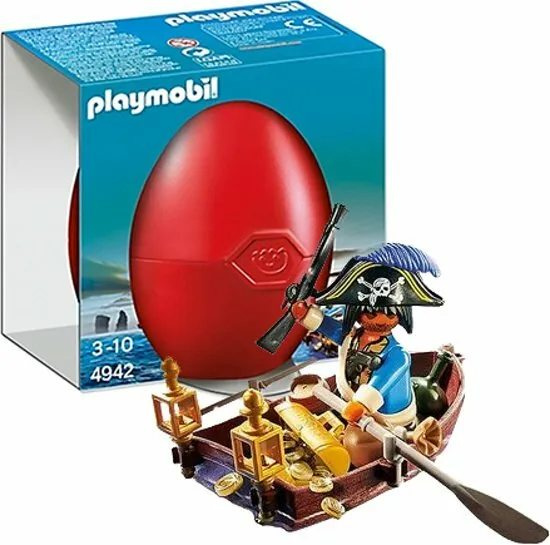 Playmobil 4942 pirát na veslařském člunu