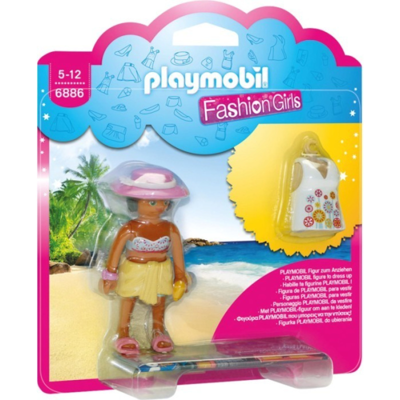 Playmobil 6886 módní dívka - pláž