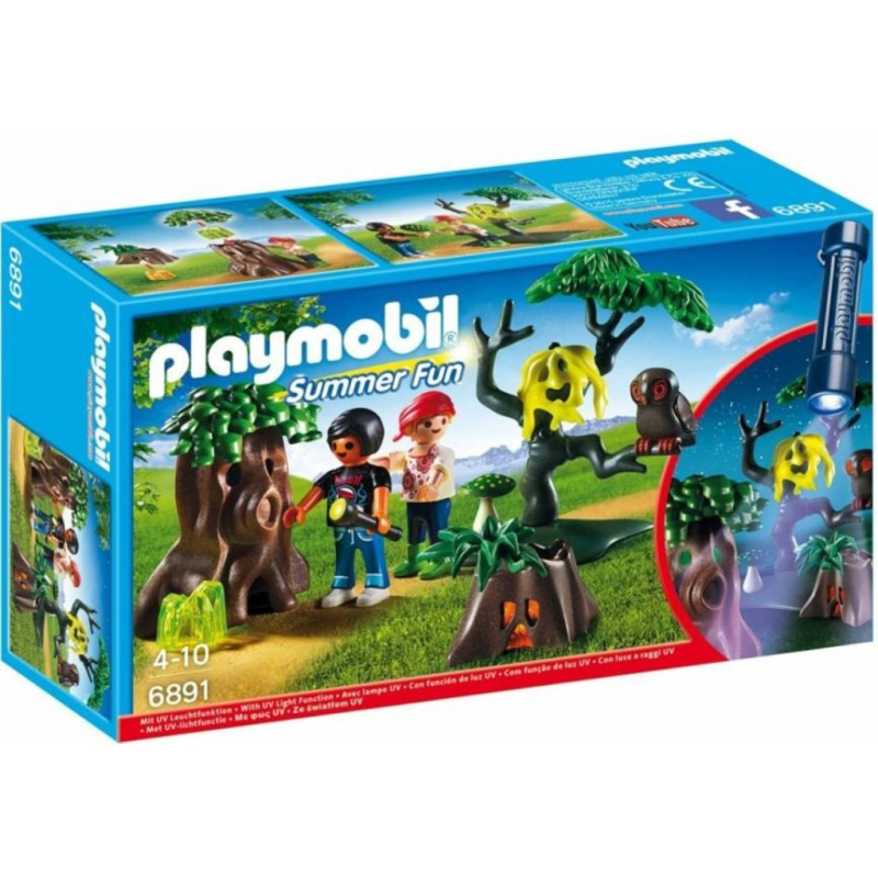 Playmobil 6891 noční stezka odvahy s uv světlem