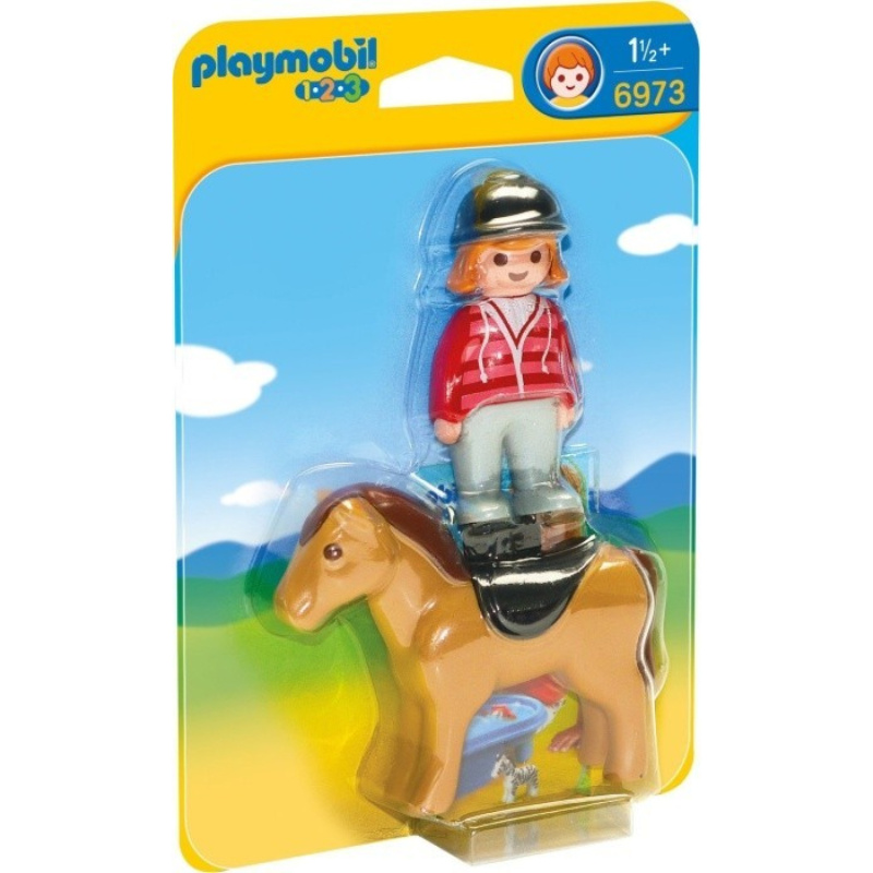 Playmobil 6973 jezdkyně s koníkem (1.2.3)