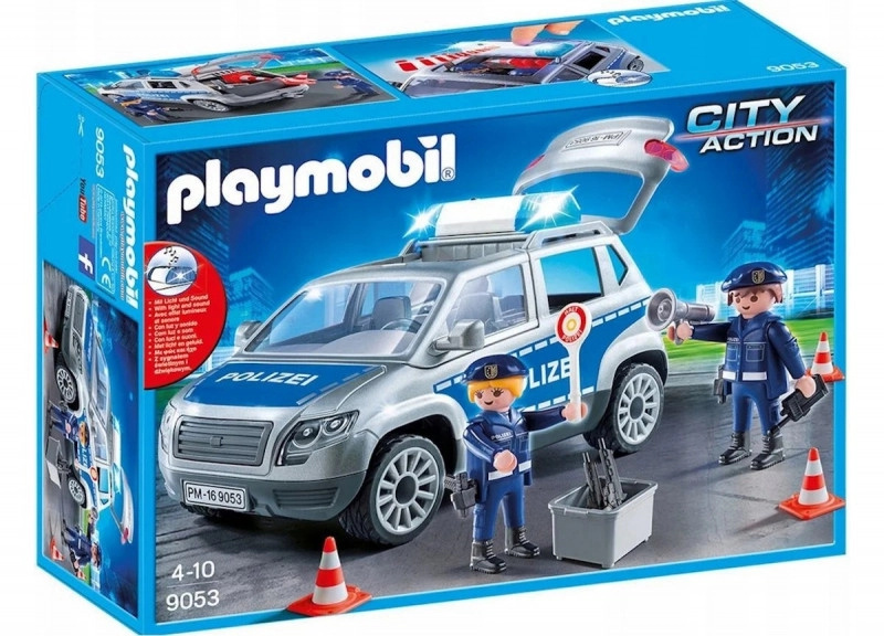 Playmobil 9053 POLICEJNÍ VŮZ S MAJÁKEM