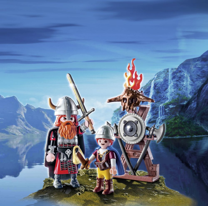 Playmobil 9209 Velký a malý Viking vajíčko