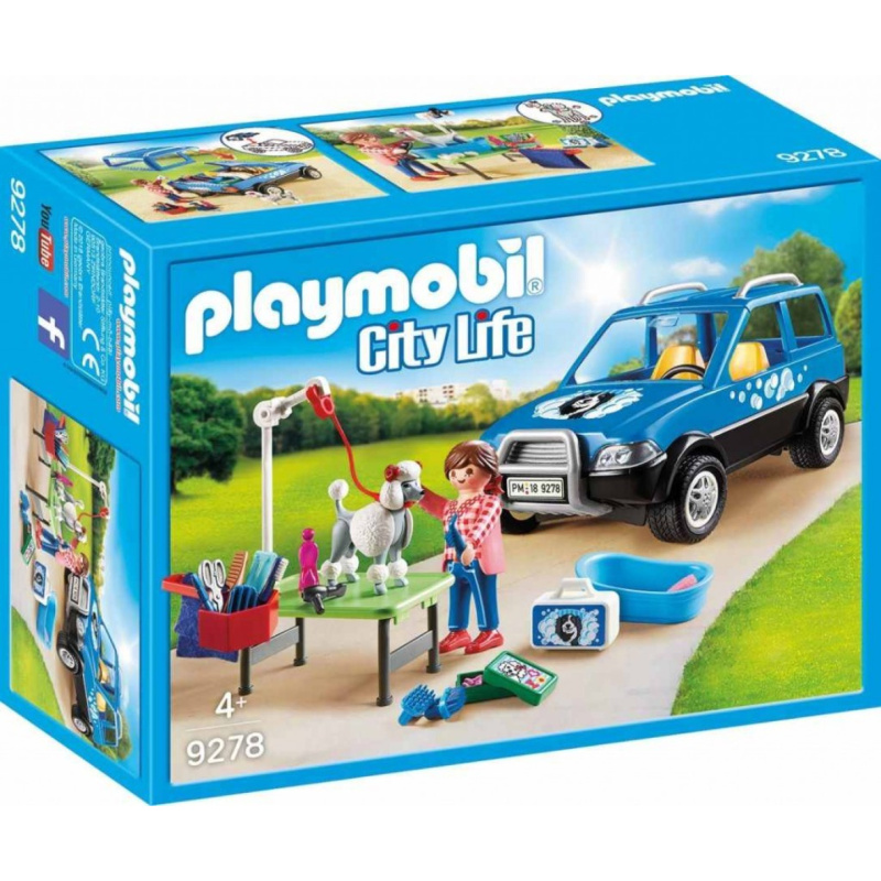 Playmobil 9278 mobilní psí salón