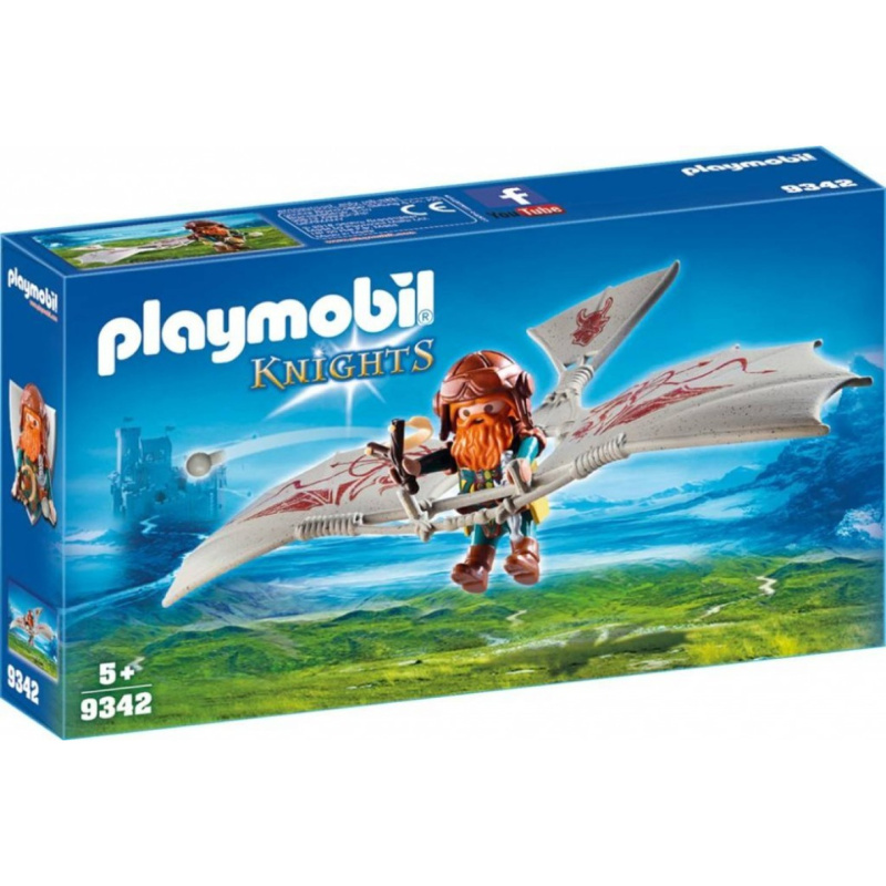 Playmobil 9342 trpaslík na létajícím stroji