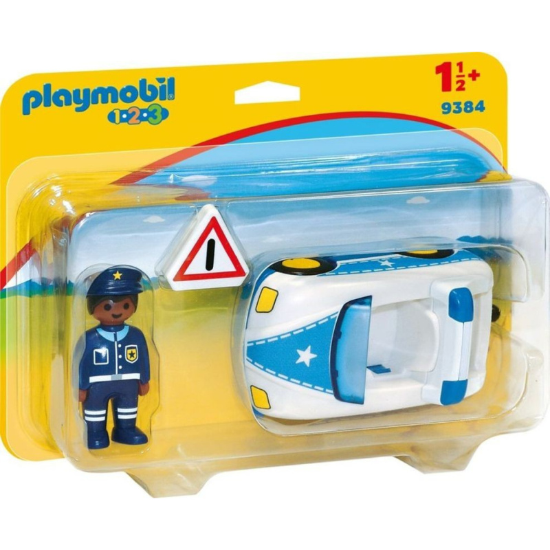 Playmobil 9384 policejní auto s policistou (1.2.3)