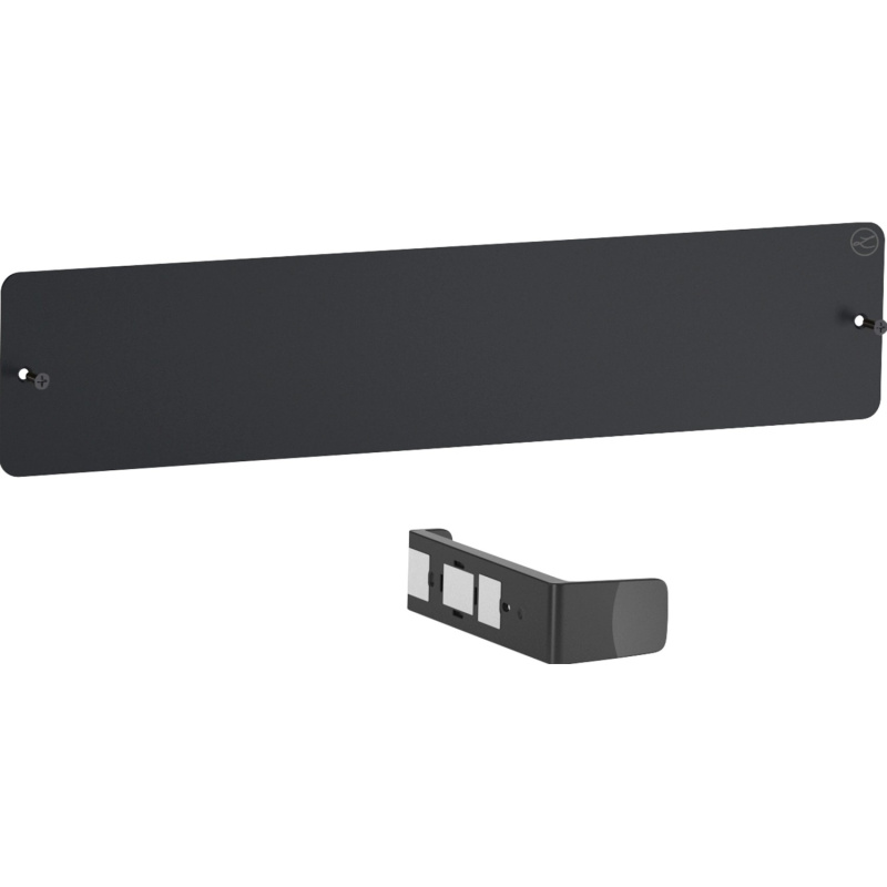 Lechuza Magnetický držák pro kovovou lištu pro květináče, černá, 4 x 6 x 14 cm