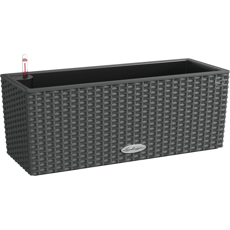 Lechuza Truhlík Balconera Cottage 50 antracitový, 19 x 19 x 50 cm