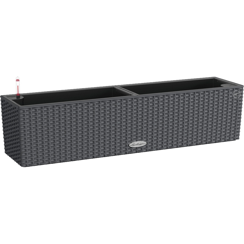 Lechuza Truhlík Balconera Cottage 80 antracitový, 19 x 19 x 79 cm