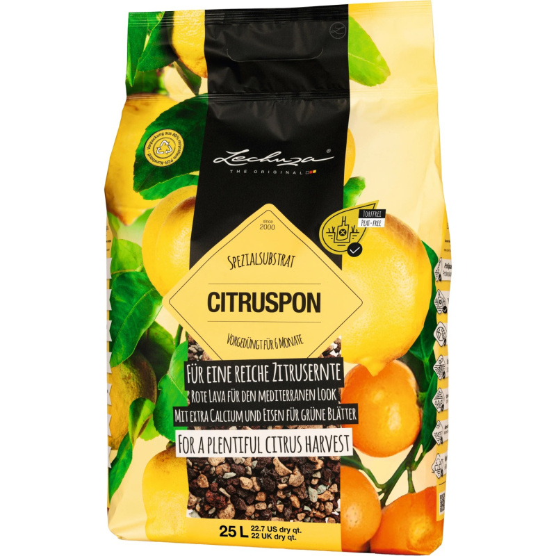 LECHUZA CITRUSPON Speciální substrát pro citrusy 25 l