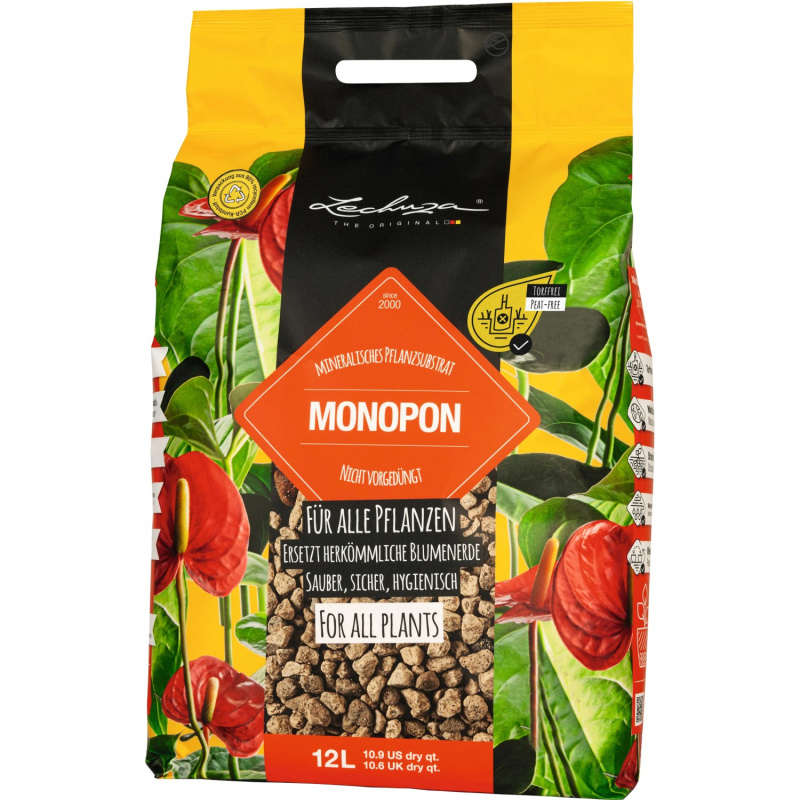 LECHUZA MONOPON Minerální substrát pro všechny rostliny 12 l