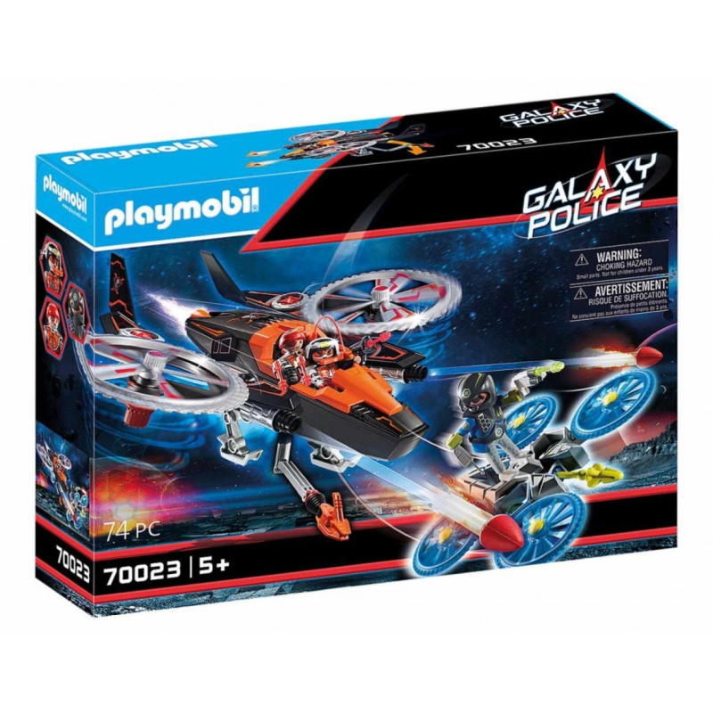 Playmobil 70023 vesmírní piráti - helikoptéra
