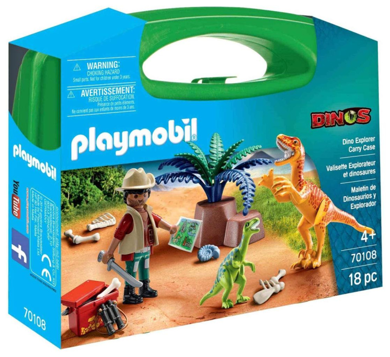 Playmobil 70108 přenosný box velký dinosauři