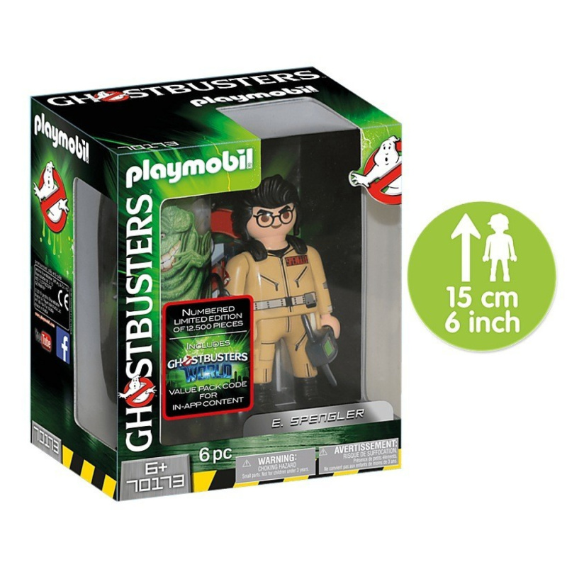 Playmobil 70173 ghostbusters sběratelská figurka e. spengler 15cm