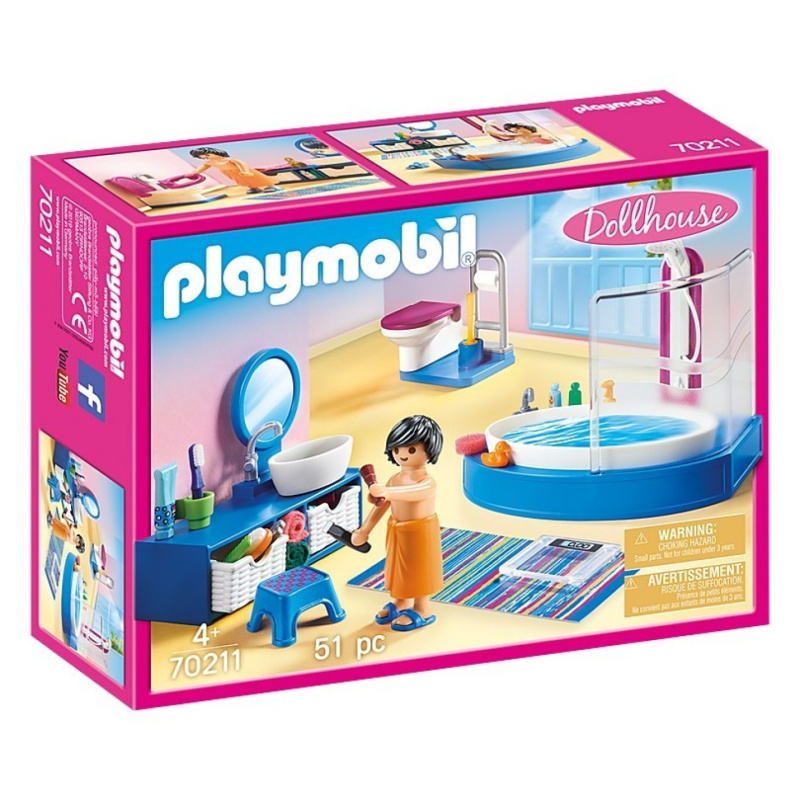 Koupelna s vanou Playmobil Dollhouse