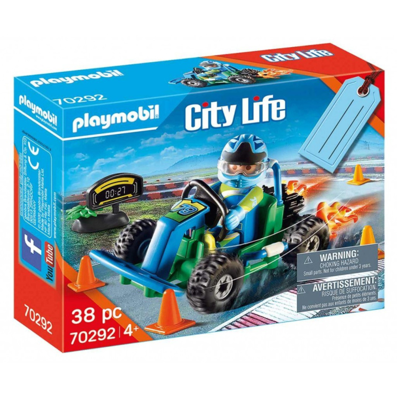 Playmobil 70292 Závodník motokár