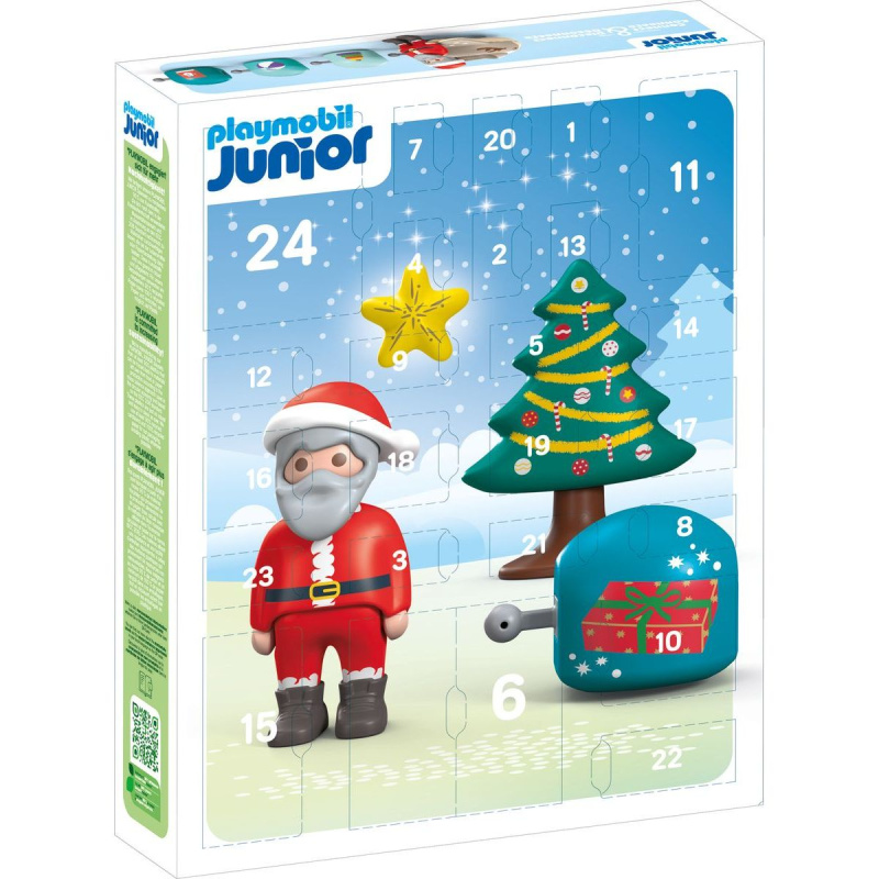 JUNIOR Adventní kalendář Zasněžené Vánoce PLAYMOBIL 70297