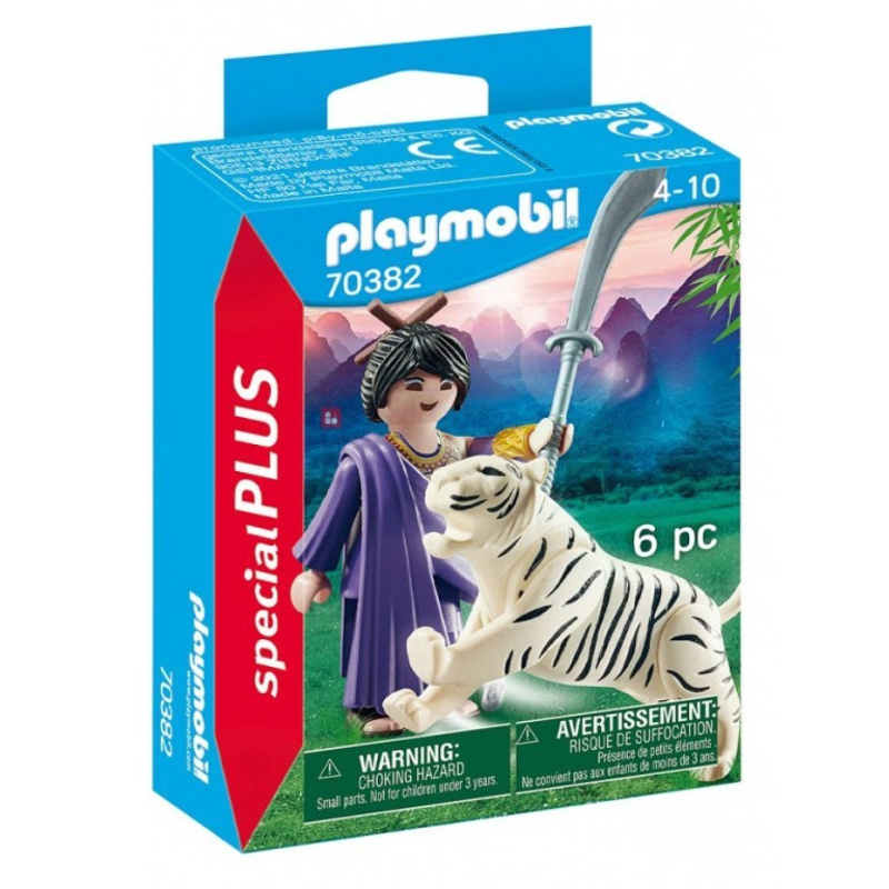 Playmobil 70382 Asijská bojovnice s tygrem