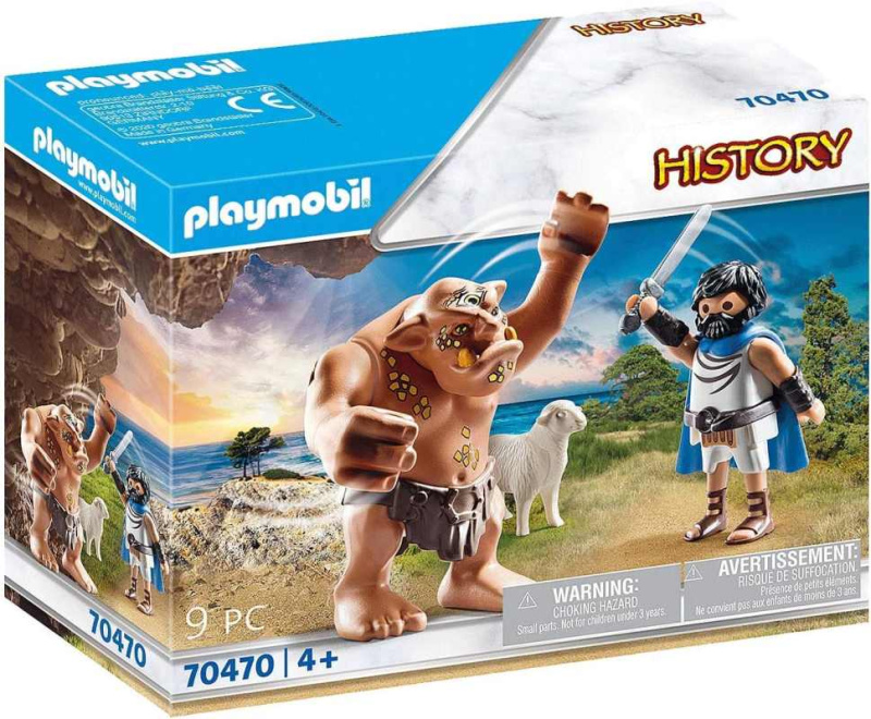 Playmobil 70470 odysseus a kyklop polyfémos
