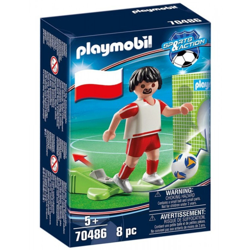 Playmobil 70486 fotbalista polska