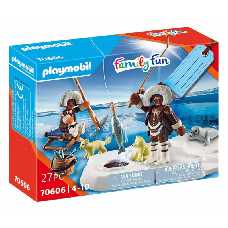 Playmobil 70606 dárkový set: eskymáci při lovu ryb
