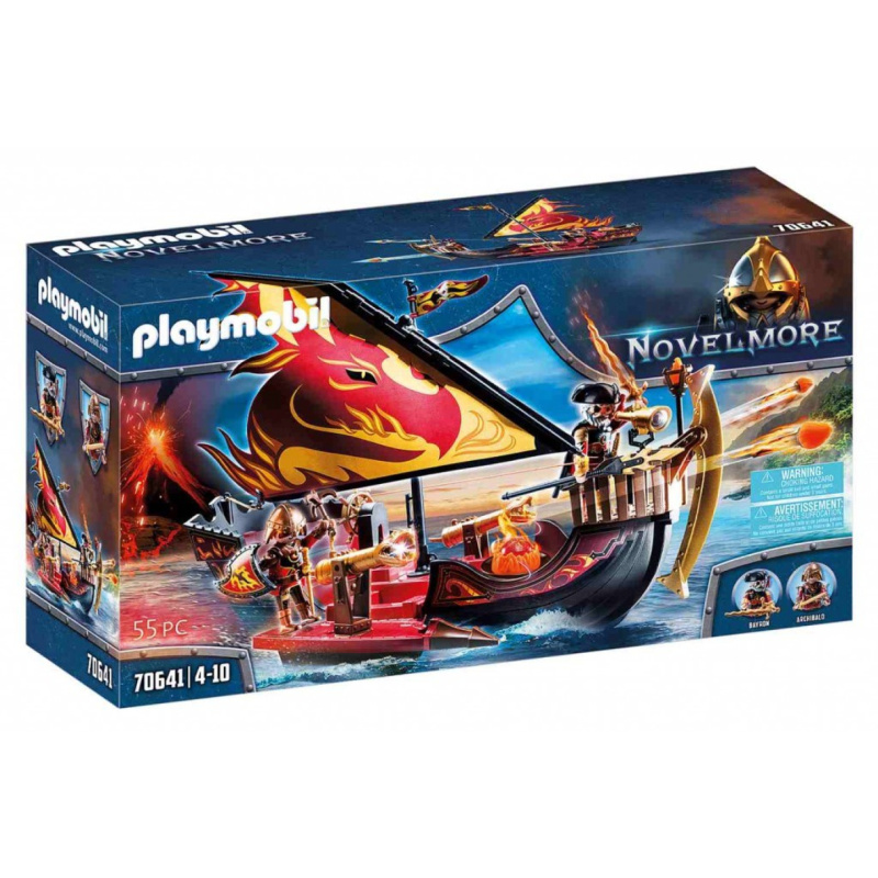 Playmobil 70641 novelmore burnhamská ohnivá loď