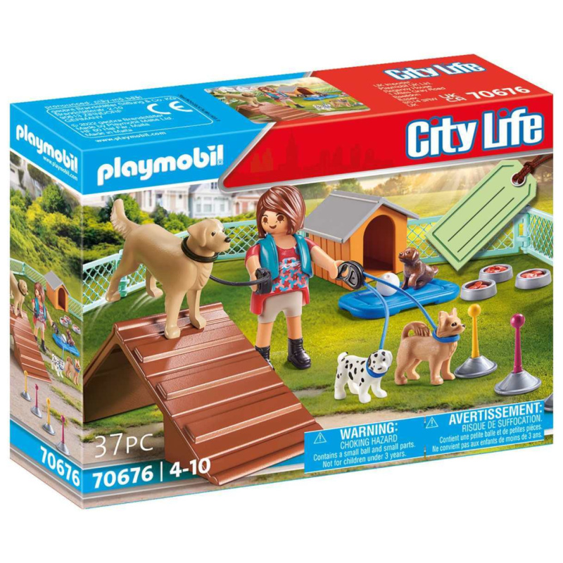 Sada figurek City Life 70676 Dárková sada Dog Trainer