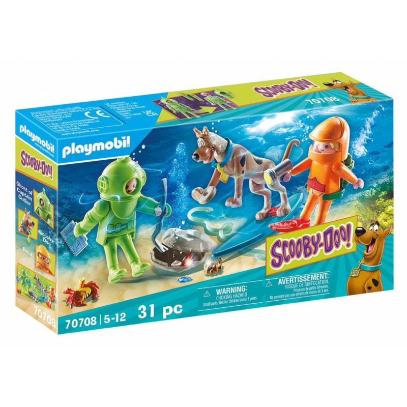 Playmobil 70708 scooby-doo! dobrodružství s duchem kapitána cutlera