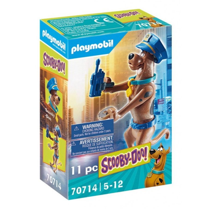 Playmobil 70714 scooby-doo! sběratelská figurka policista